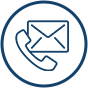 phone and mail icon